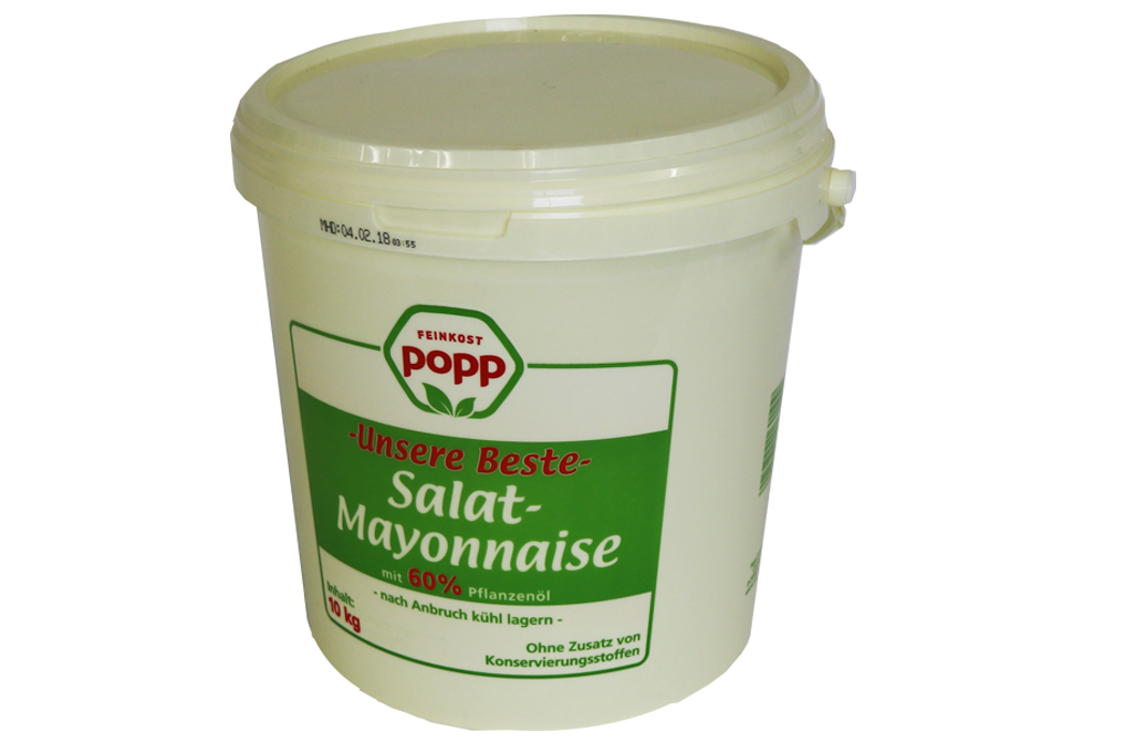 Popp Salat Mayonaise 60% Fett (Eimer)